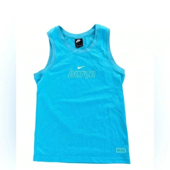 Nike Barcelona F.C Tank Top Sport Mesh Retro Men’s Small - Picture 1 of 6